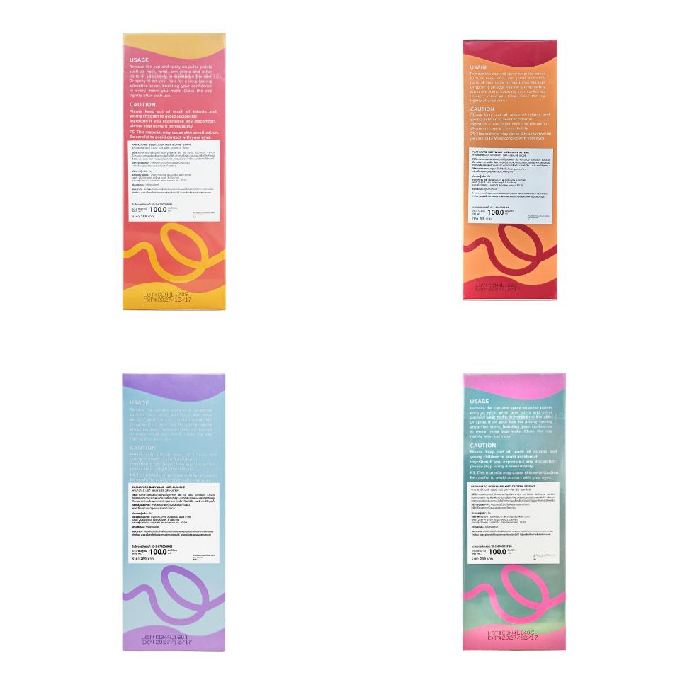 PARMAYARD BODY & HAIR MIST -1 ชิ้น: กลิ่นหอมสดชื่นสำหรับผิวกายและเส้นผม ขจัดกลิ่นไม่พึงประสงค์ น้ำหอมกลิ่นธรรมชาติ 4 กลิ่น 100 มล.