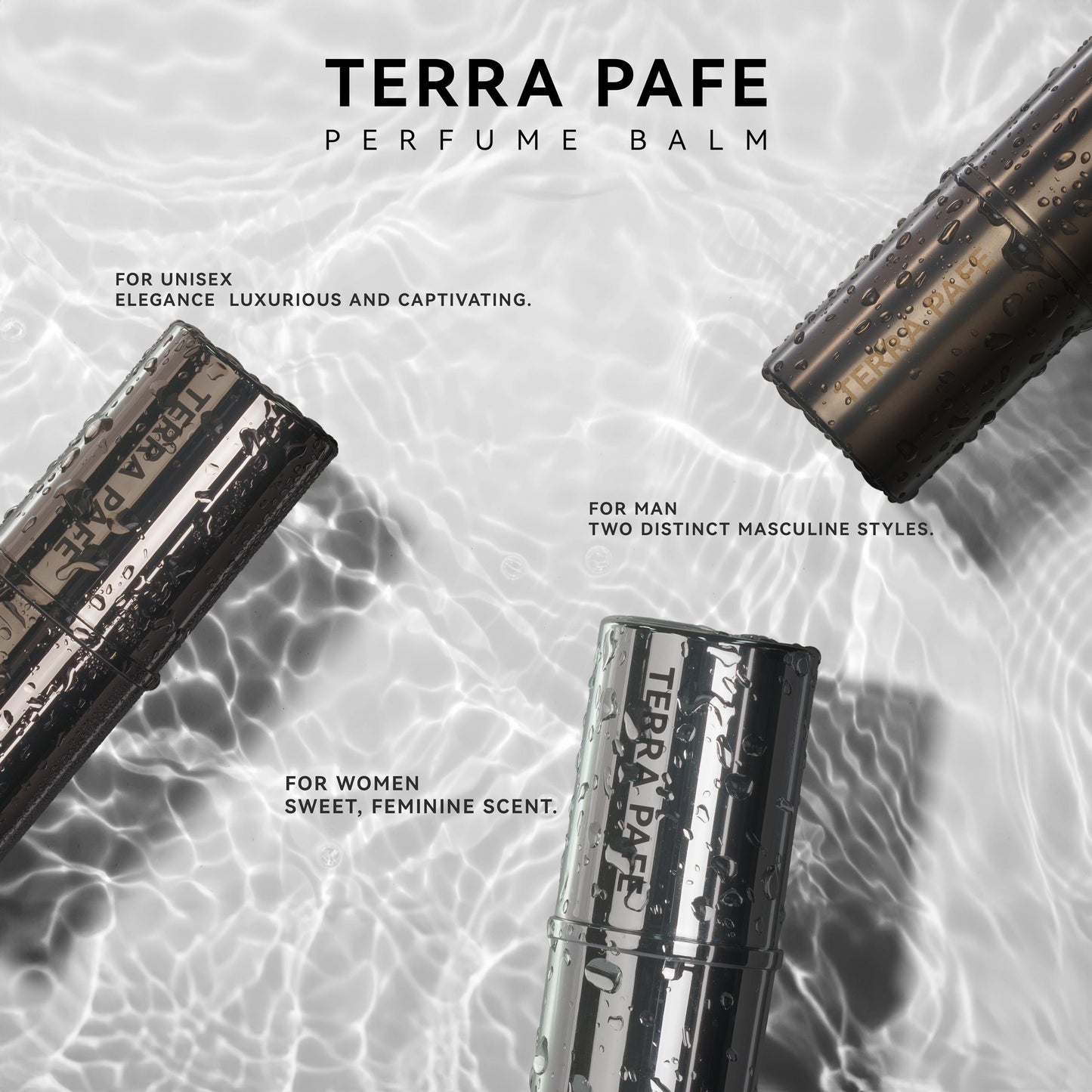 Terra Pafe Perfume Balm - Set Woman: กลิ่นหอมธรรมชาติ ให้ความรู้สึกผ่อนคลาย มีเอกลักษณ์ มีให้เลือกหลายกลิ่น ปราศจากแอลกอฮอล์ เหมาะสำหรับทุกโอกาส พกพาสะดวก
