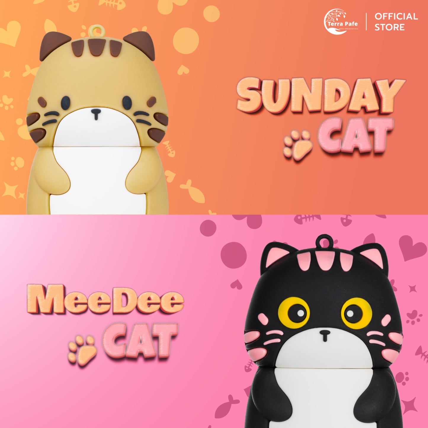 Terra Pafe CAT Case Collection - เคสบาล์มลายน้องแมวสุดน่ารัก