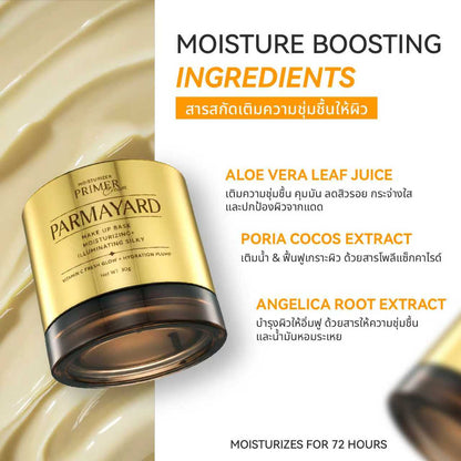 PARMAYARD พาร์มายาร์ส มอยเจอไรเซอร์ ไพรเมอร์ครีม เพิ่มความชุ่มชื้นให้ผิว - PARMAYARD Moisturizer Primer Cream 30g Skincare บำรุง คอลลาเจน ให้ผิว รูขุมขน แลเรียบเนียน