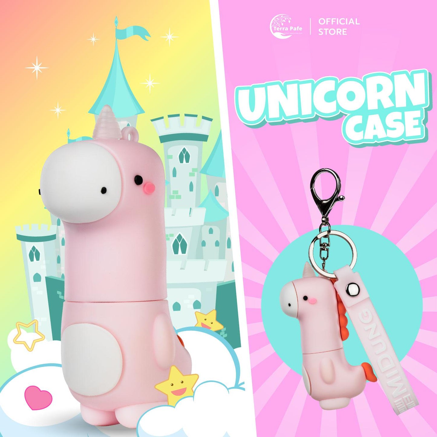 พวงกุญแจแก๊งน้องคอยาว ปลอกเคสยาดมคู่ใจสุดน่ารัก MiDung Case เติมความสดใสให้กับตัวยาดม