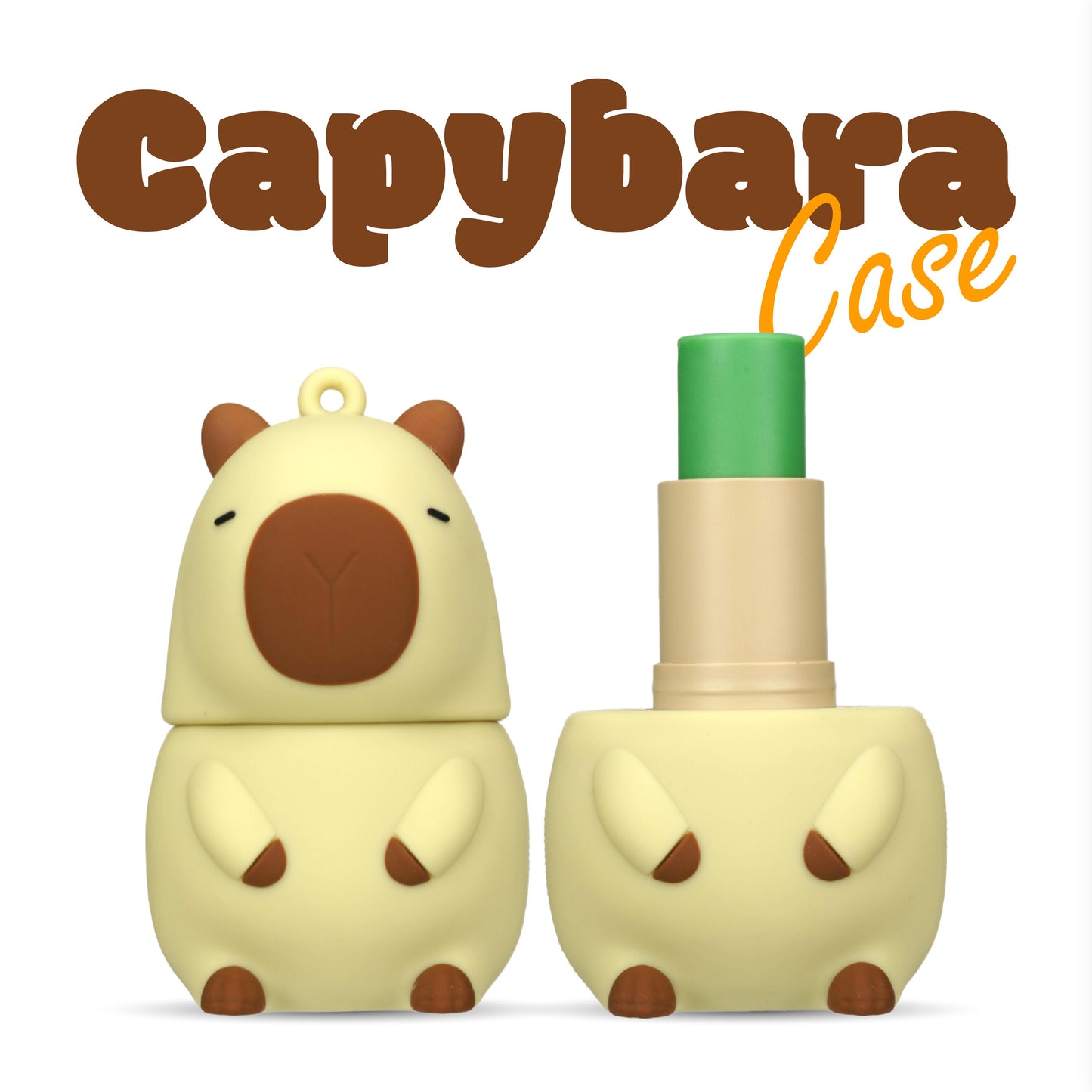 Capybara [เคสคาปิบาร่า] เคสใส่บาล์มสุดน่ารัก - Terra Pafe พวงกุญแจ เคสบาล์มลายน้องคาปิบาร่าสุดคิ้วท์