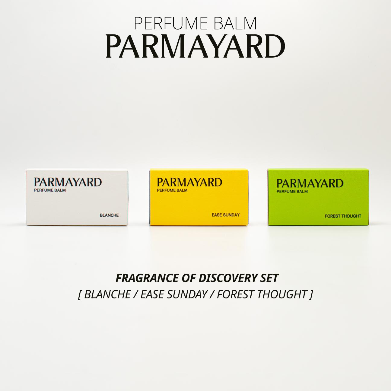 PARMAYARD PERFUME BALM : SET 3 SCENTS 7 g
