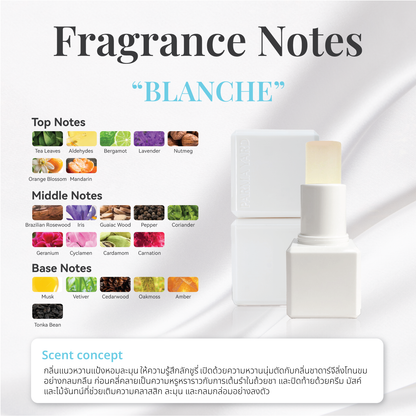 PARMAYARD PERFUME BALM [BLANCHE] บาล์มน้ำหอมพาร์มายาด ขนาด 7g