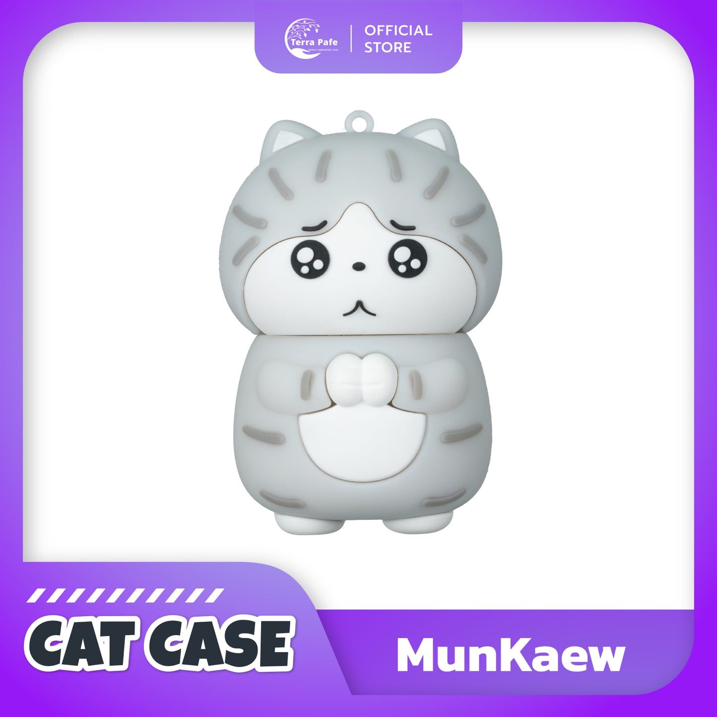 [เคสเท่านั้น] พวงกุญแจ เคสบาล์มลายน้องเหมียวสุดน่ารัก - Terra Pafe CAT Case Collection  เคสพวงกุญแจสำหรับบาล์มน้ำหอม บาล์มอโรม่า ความน่ารักที่ใครเห็นก็ต้องหลงรัก
