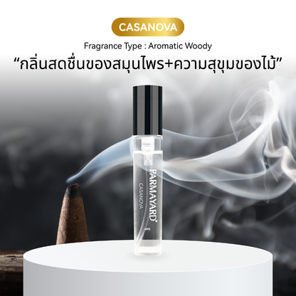 [CASANOVA] PARMAYARD EAU DE PARFUM สเปรย์น้ำหอมพรีเมียมเข้มข้น กลิ่นติดทนนาน ความหรูหราที่สะท้อนตัวตนอย่างเหนือระดับ