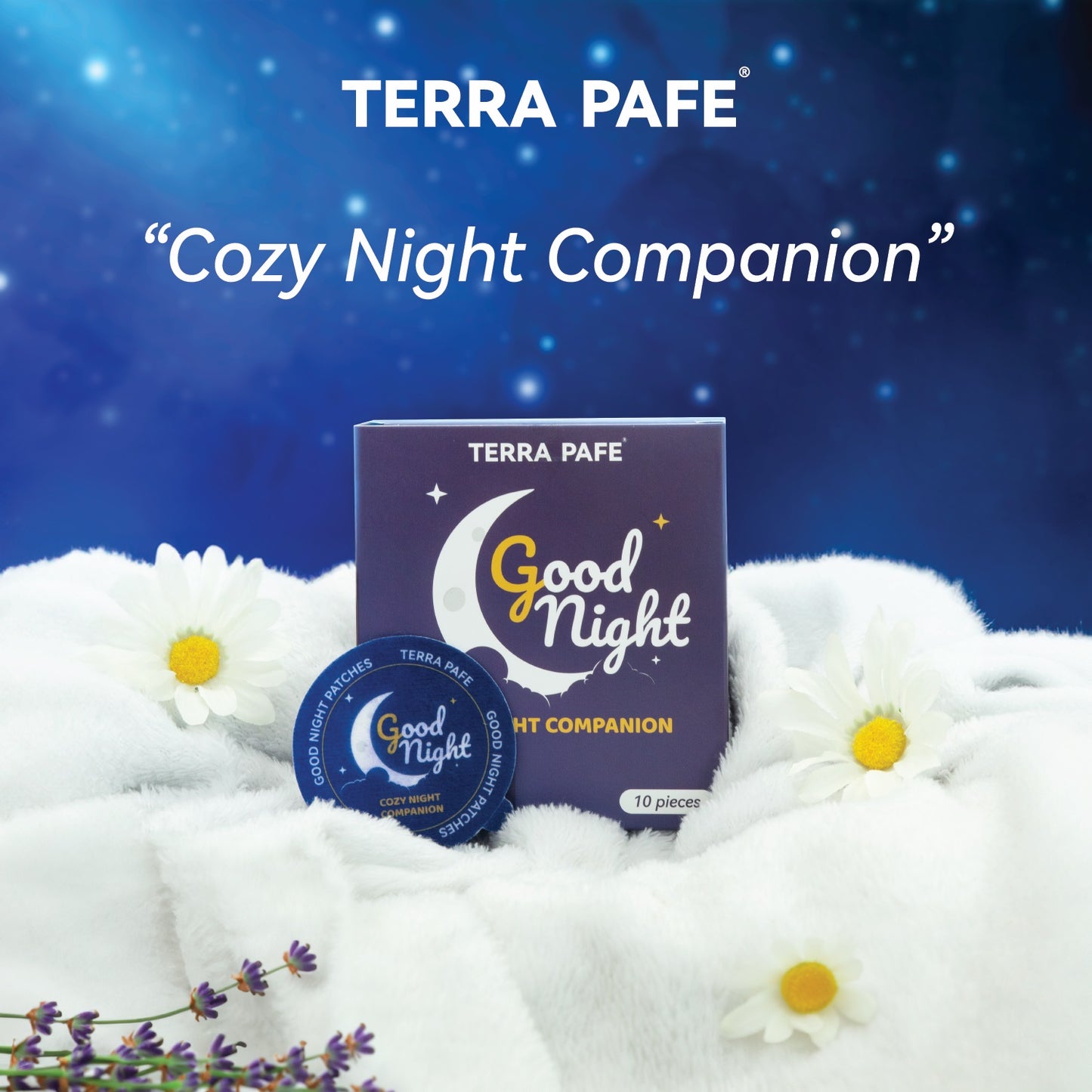 TERRA PAFE GOOD NIGHT PATCHES แผ่นแปะอโรม่า ช่วยรังสรรค์ช่วงเวลาก่อนนอนที่อบอุ่นและผ่อนคลายอย่างพอดี
