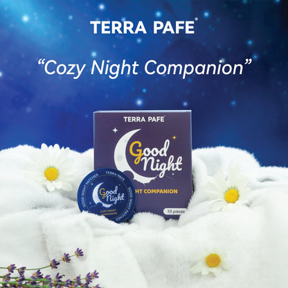 TERRA PAFE GOOD NIGHT PATCHES แผ่นแปะอโรม่า ช่วยรังสรรค์ช่วงเวลาก่อนนอนที่อบอุ่นและผ่อนคลายอย่างพอดี