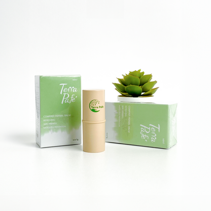 Terra Pafe Comfrey Balm - บาล์มสมุนไพรคอมเฟรย์ กลิ่นหอมอโรม่า สดชื่น ผ่อนคลาย ลดอาการคัน พกพาสะดวก