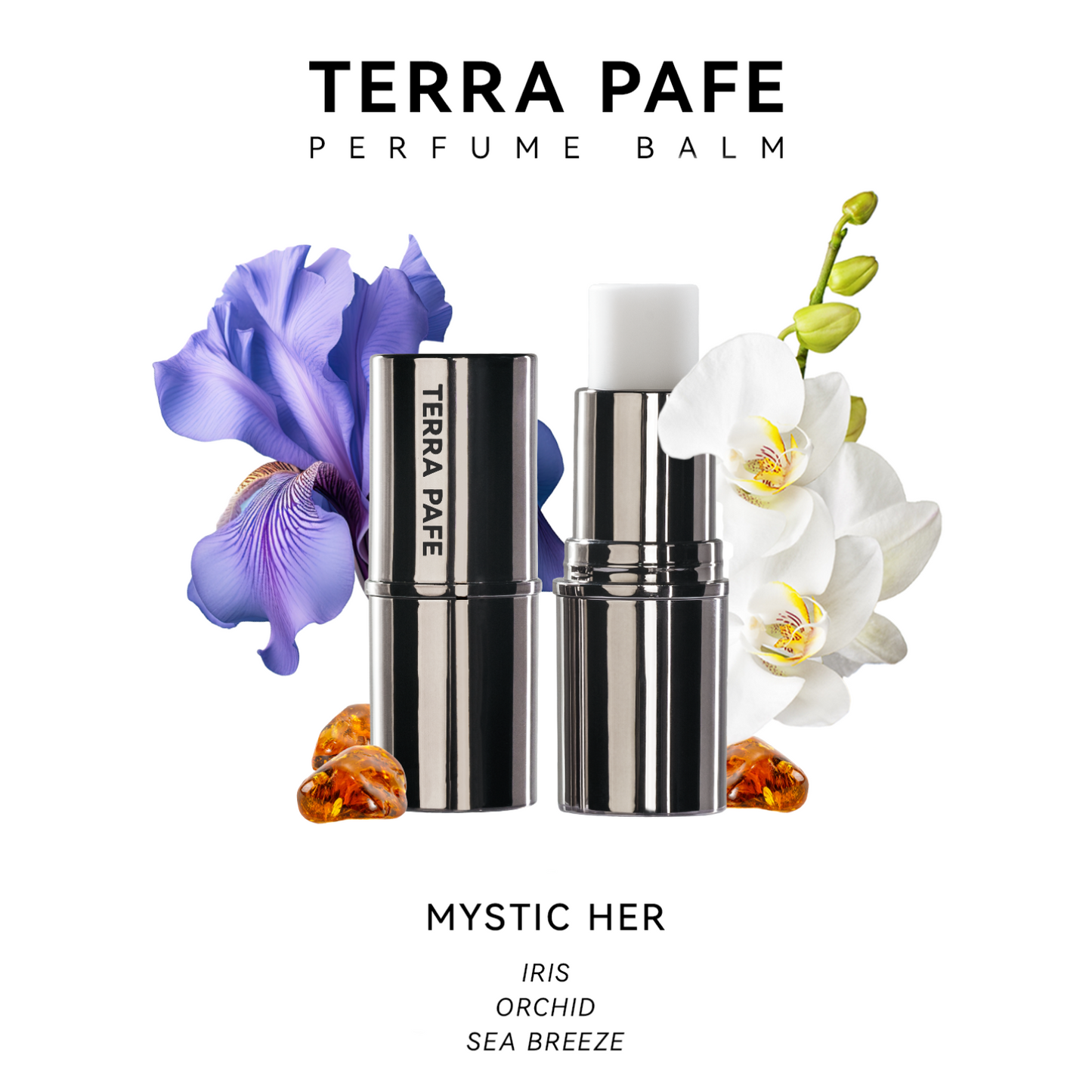 Terra Pafe Perfume Balm - น้ำ หอมบาล์มกลิ่นมีเอกลักษณ์เฉพาะตัว ติดทนนาน ใช้งานสะดวก พกพาง่าย