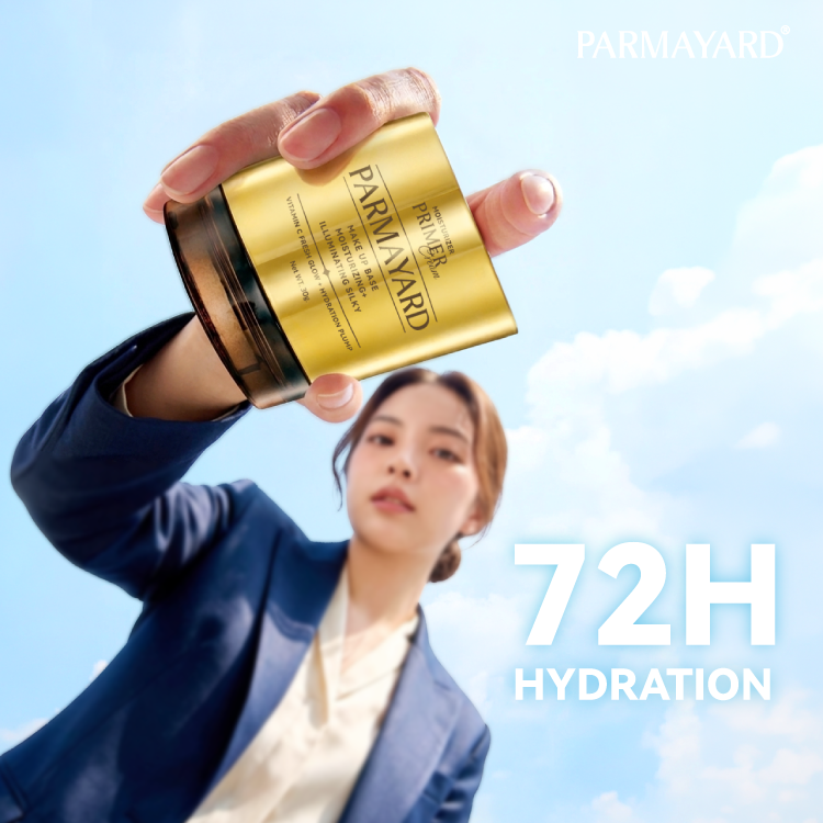 PARMAYARD มอยส์เจอไรเซอร์ ไพรเมอร์ เบสแต่งหน้า กลิ่นส้ม ปรับผิวก่อนแต่งหน้า บำรุงผิวหน้า ให้เมคอัพติดทนนานยิ่งขึ้น 