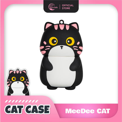 [เคสเท่านั้น] เคสพวงกุญแจบาล์มลายน้องเหมียวสุดน่ารัก - Terra Pafe CAT Case Collection