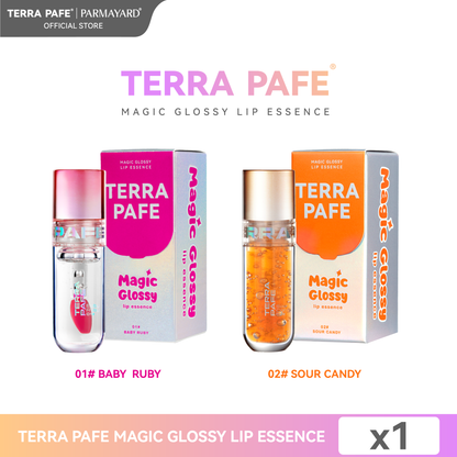 Terra Pafe Magic Glossy Lip Essence - ลิปออยล์บำ รุงริมฝีปาก ให้ความชุ่มชื้นพร้อมเพิ่มความสดใส ไม่เหนอะหนะ