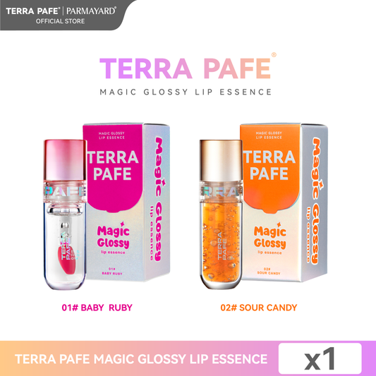 Terra Pafe Magic Glossy Lip Essence - ลิปออยล์บำ รุงริมฝีปาก ให้ความชุ่มชื้นพร้อมเพิ่มความสดใส ไม่เหนอะหนะ